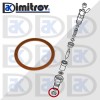 Дифтунга Ø 17,5 х Ø 21 х 0,6 mm медна